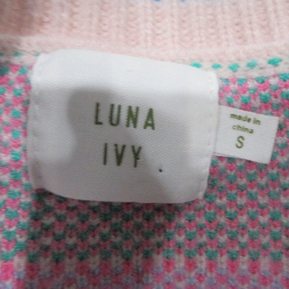 Anthropologie Luna Ivy Cropped Sweater Vest - Picture 5 of 5